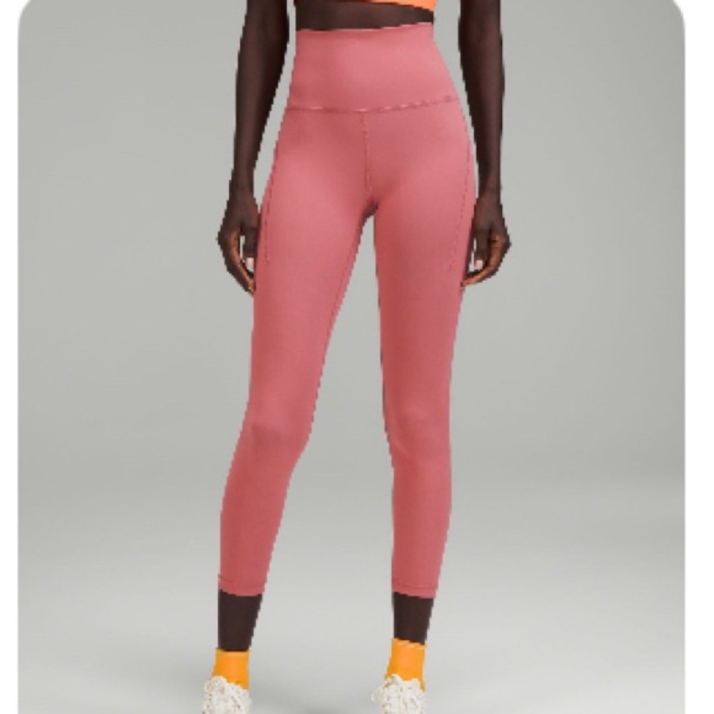 🍋Lululemon Wunder Train High-Rise Tight with Pockets 25” Size 6